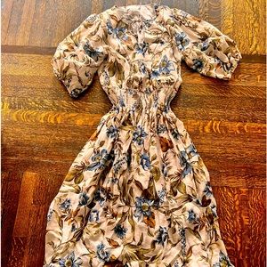 ZIMMERMANN DRESS BRAND NEW BOTANICA FABRIC SIZE 0